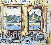 George Leslie, The Cafe,Cassis